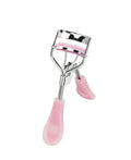 Stainless Steel Pink Eyelash Curler with Silicone Lash Comb