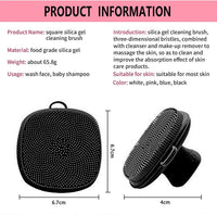 Silicone Facial Cleansing Brush for Cleansing and Exfoliating